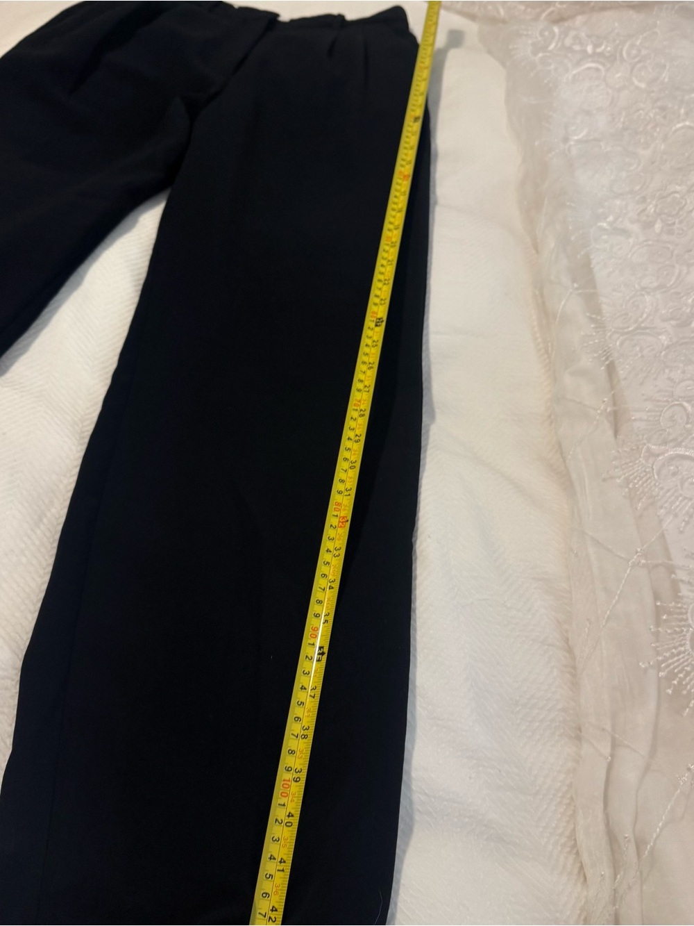 Aritzia Wide-Leg Pleated Pants in black - Picture 15 of 16